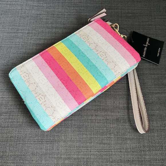 NWT NANETTE LEPORE DABLE ZIP WRISTLET ORGANIZER CASE - Picture 6 of 8